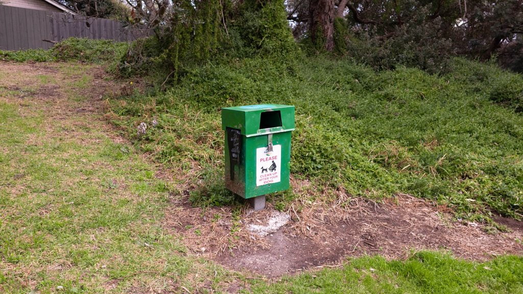Bag Station at Armstrongs Reserve, Seaford