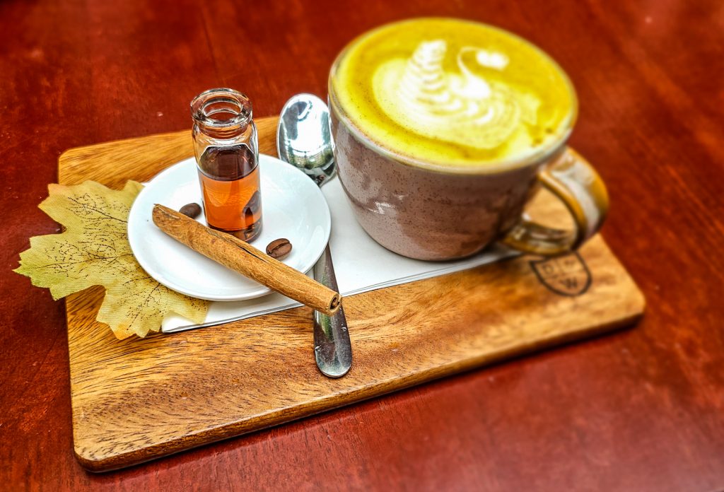 Turmeric Latte at Levanter Cafe