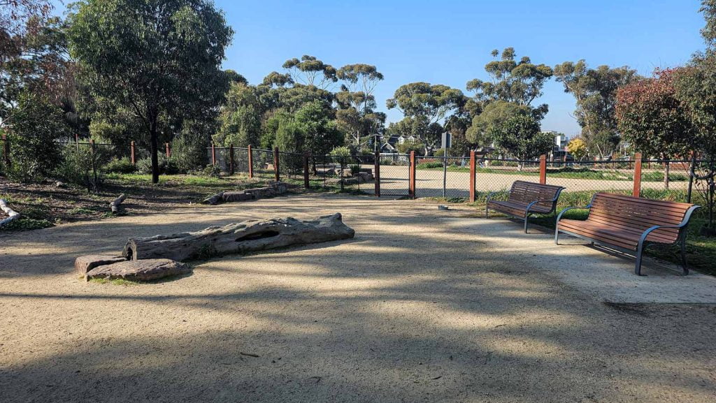 Alf Pearce Reserve Fenced Dog Park area for small and Timid Dogs