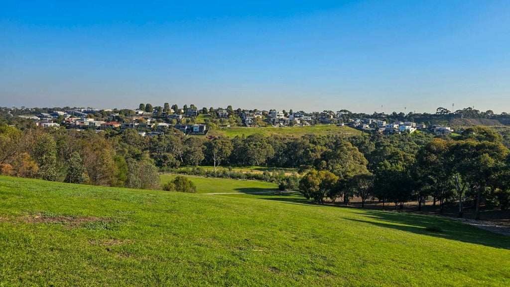 Thompson Reserve off-leash park in Avondale Heights