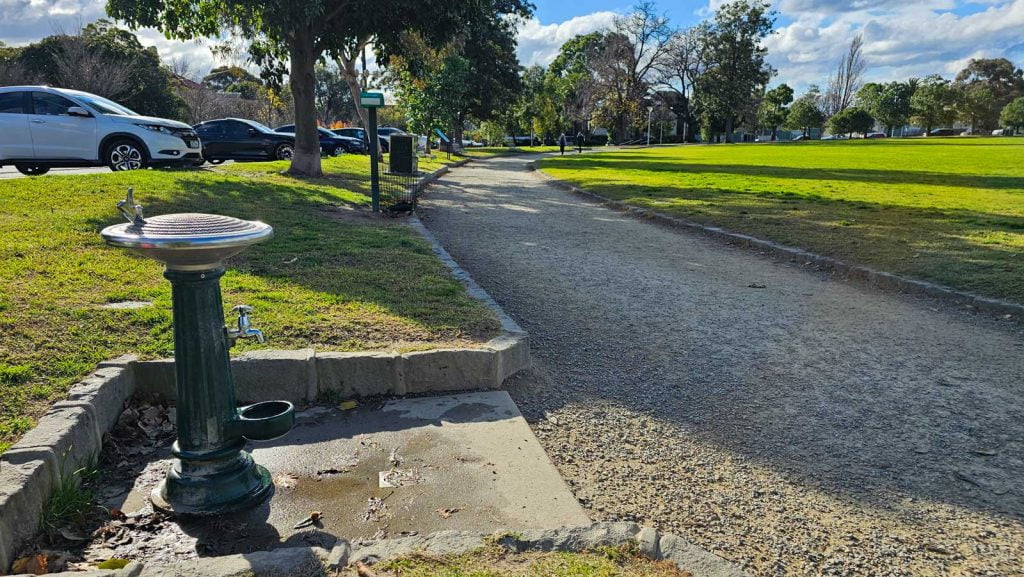 Central park off leash amenities Malvern East