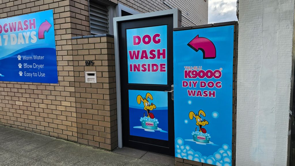 East Malvern DIY dog wash entrance