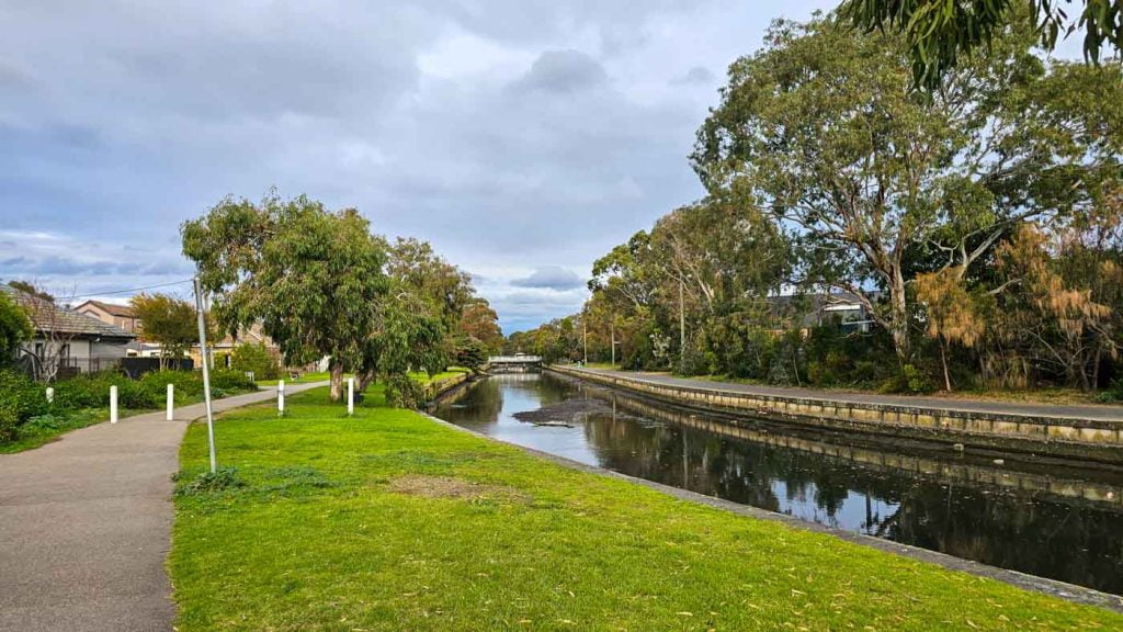 Elster Canal Path In Elwood