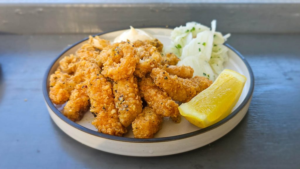 Studley Park Boathouse salt and pepper calamari