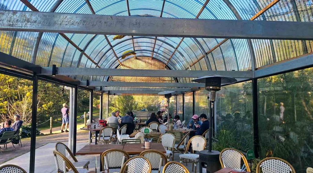 Studley Park Boathouse Outdoor covered dining area